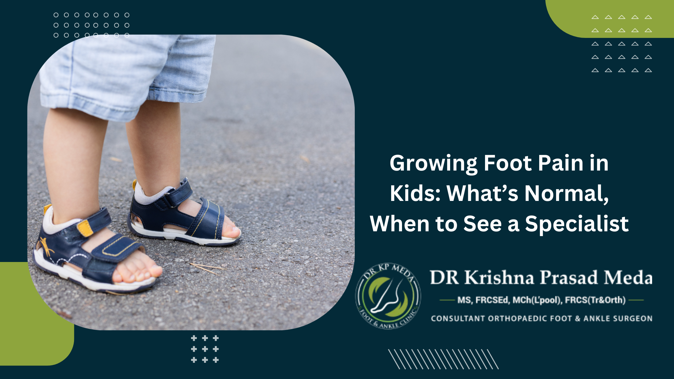 Growing Foot Pain in Kids: What’s Normal, When to See a Specialist